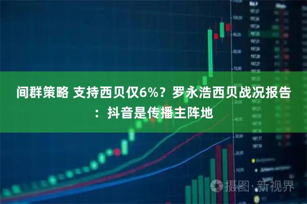 间群策略 支持西贝仅6%？罗永浩西贝战况报告：抖音是传播主阵地